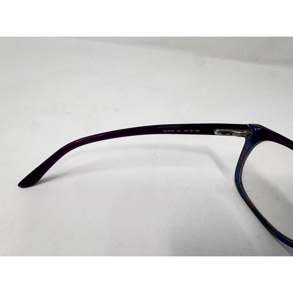 Scott Harris SH-570 Eyeglass Frames Only 53-16-135 Purple C1 Authentic